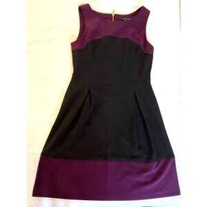 Tommy Hilfiger Womens Colorblock Sleeveless Dress Size 6 94% Polyester & 6% Span